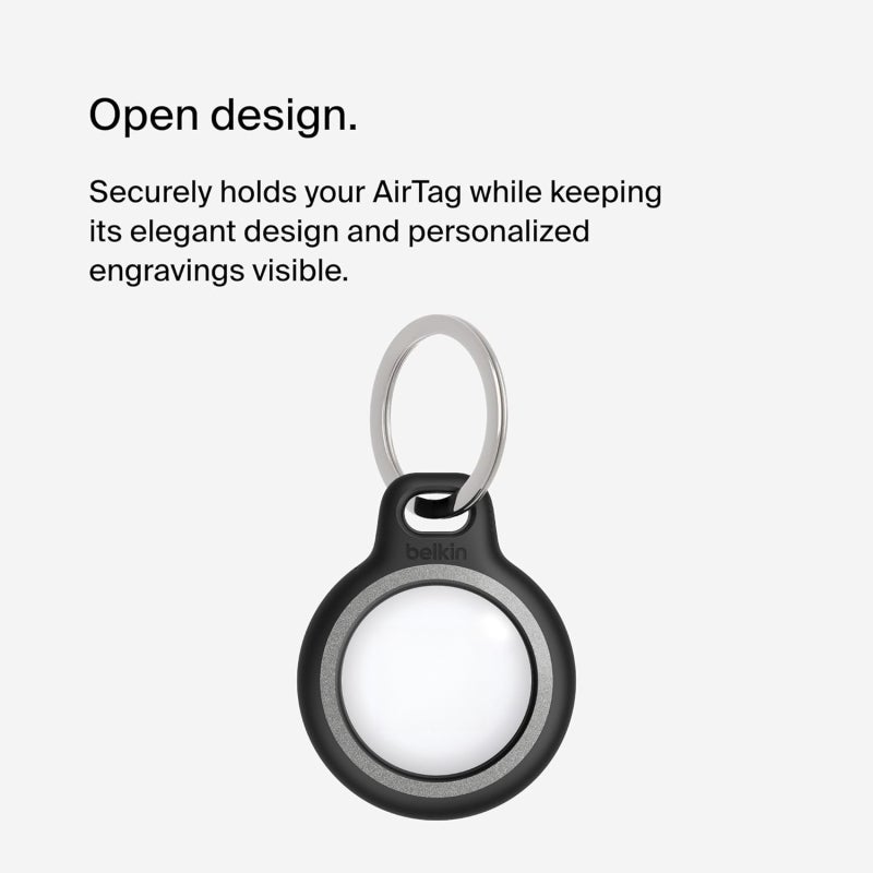 AirTag Holder: IPX8 Waterproof TPU Case, Shockproof Drop Protection, Secure Fit, Easy Install Keychain Accessory - Lightweight Full Coverage Design for Pet Collars, Luggage, Daily Use - Image 3