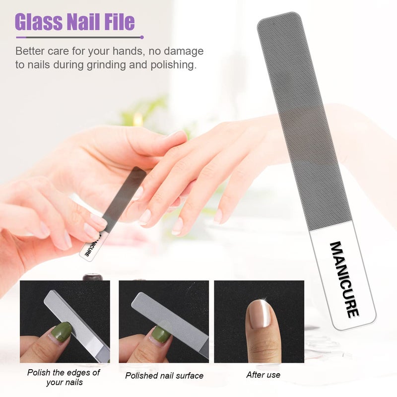 Leipple Manicure Set Professional Nail Clippers Pedicure Kit, 16 pcs Stainless Steel Nail Care Tools Grooming Kit with Luxurious Travel Leather Case for Thick Nails Men Women Gift - Image 4