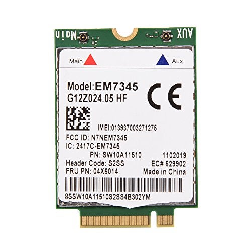 Tonysa EM7345 4G Module, 04X6014 4G LTE WWAN Card for Thinkpad X1C W550 T450 X240 X240S X250 X250S T431s T440 T440p T440s T450 T450s - Image 1