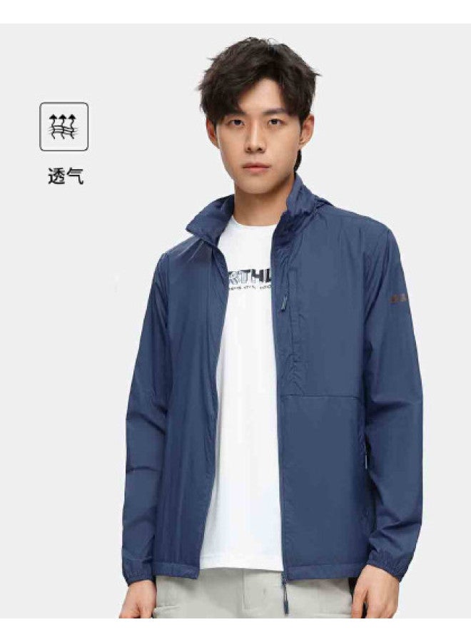 NorthLand Men's Lightweight Jacket Summer Top Skin Windbreaker Sports Coat Breathable Outdoor Windproof Jacket Open Front - Image 1