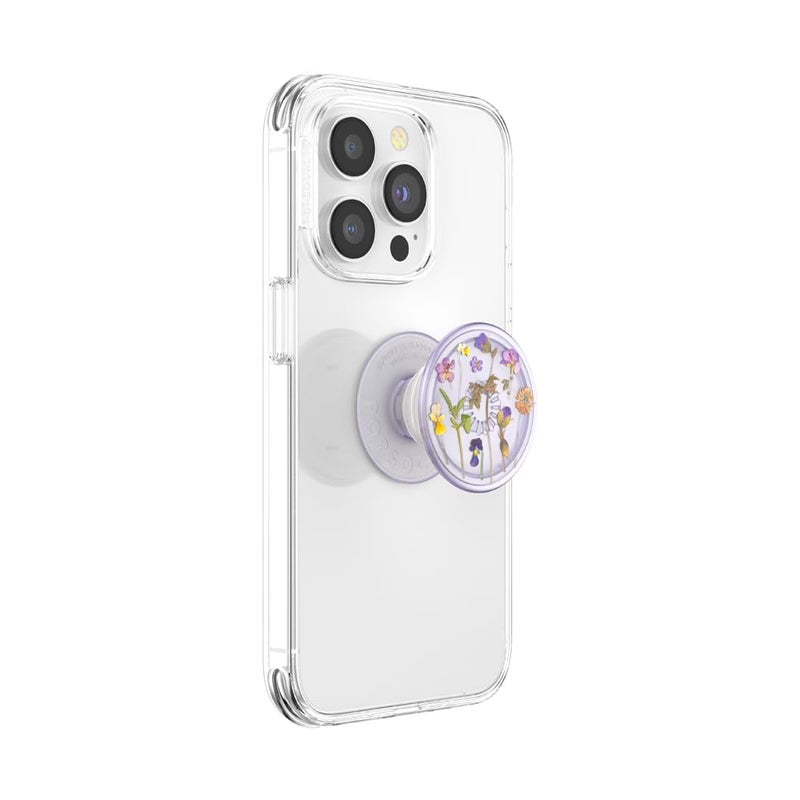 PopSockets Plant-Based Phone Grip with Expanding Kickstand, Eco-Friendly - Purple Fields - Image 4