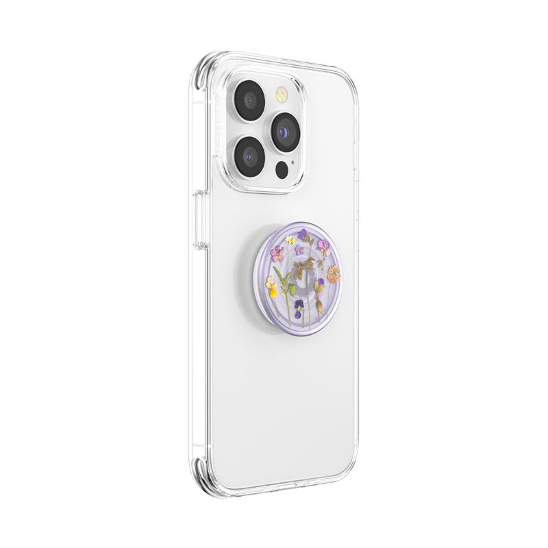 PopSockets Plant-Based Phone Grip with Expanding Kickstand, Eco-Friendly - Purple Fields - Image 3