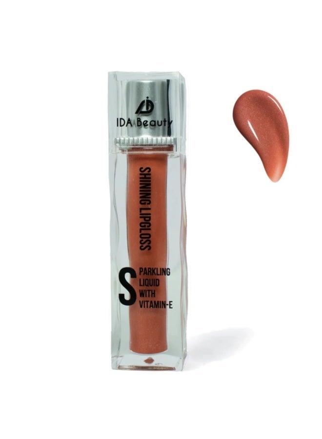 IDA Beauty LuxeLustre Shiny Lip Gloss | Hydrating, Non-Sticky, Long-Lasting Gloss | Vegan, Halal, Cruelty-Free (S04) - Image 1