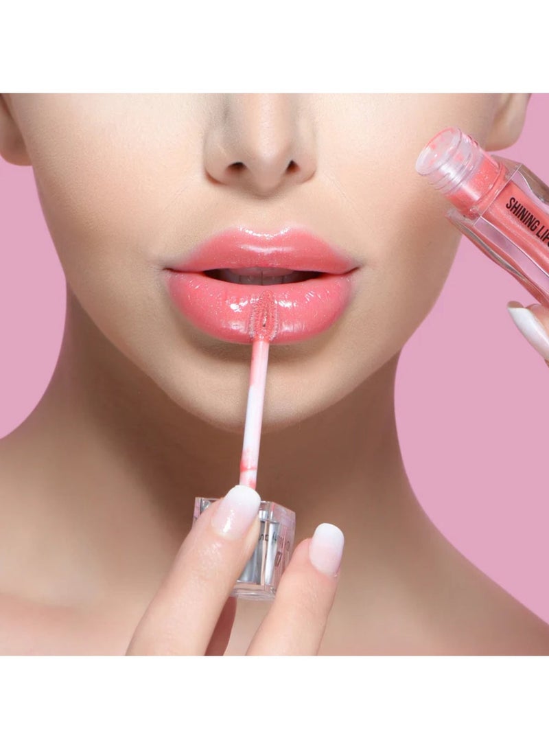 IDA Beauty LuxeLustre Shiny Lip Gloss | Hydrating, Non-Sticky, Long-Lasting Gloss | Vegan, Halal, Cruelty-Free (S04) - Image 4