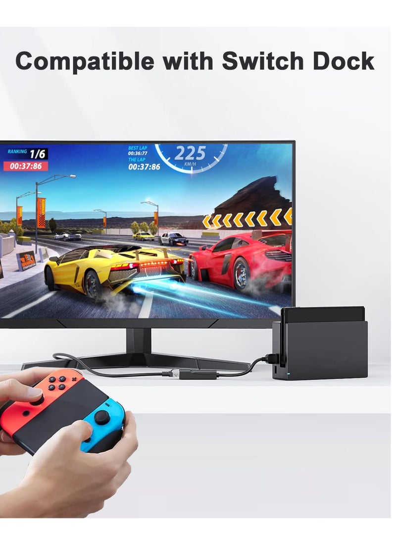 Generic - High-Speed USB 3.0 Ethernet Adapter for Nintendo Switch, Switch OLED, Wii U, Mac and Windows, 1000Mbps LAN Network Accessory - Image 1