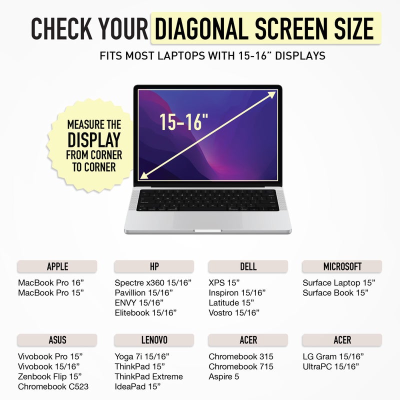 Vandel - The Original Puffy Laptop Sleeve 15-16 Inch Sleeve for Women and Men MacBook Pro 16 in Case, Cute Computer Bag 15.6 Inch HP Carrying Case - Apple, Asus, Dell, HP Laptop Case 15.6 Cover - Image 3