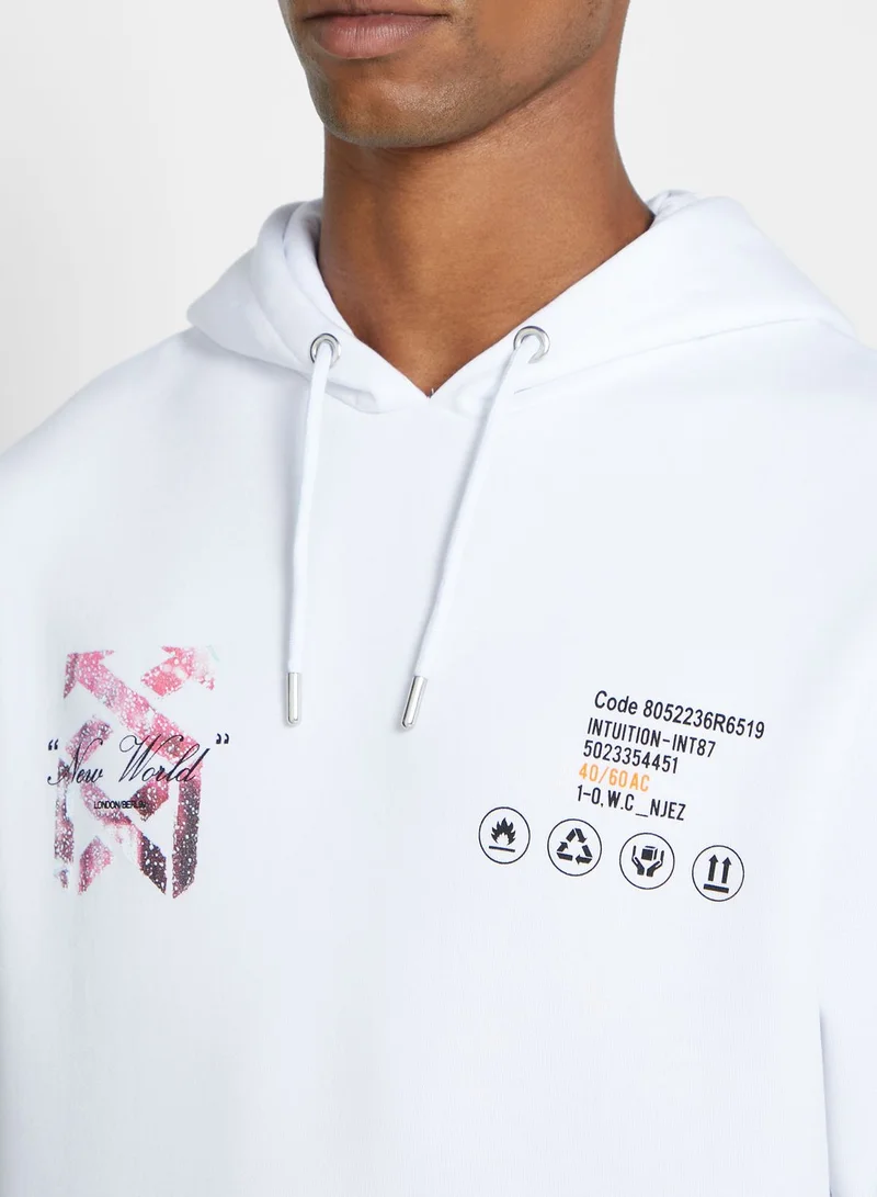 RIVER ISLAND Graphic Hoodie