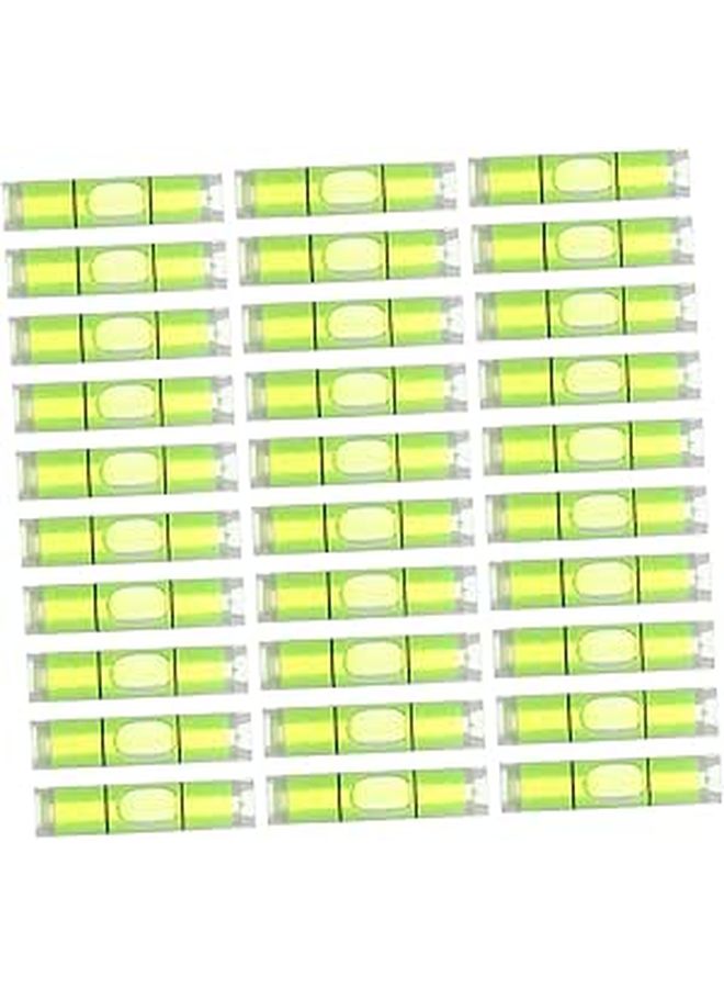 50pcs Mini Cylindrical Horizontal Spirit Level Bubble 8x23mm for Picture Hanging Layout Measuring Tool Set - Image 1