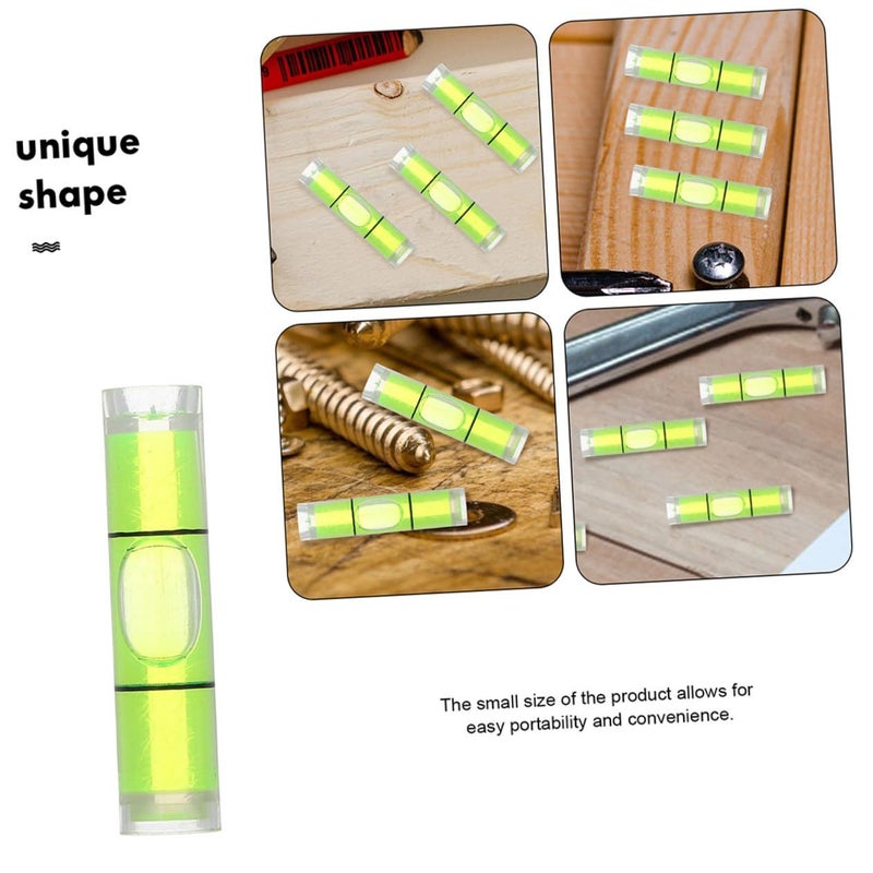 50pcs Mini Cylindrical Horizontal Spirit Level Bubble 8x23mm for Picture Hanging Layout Measuring Tool Set - Image 4