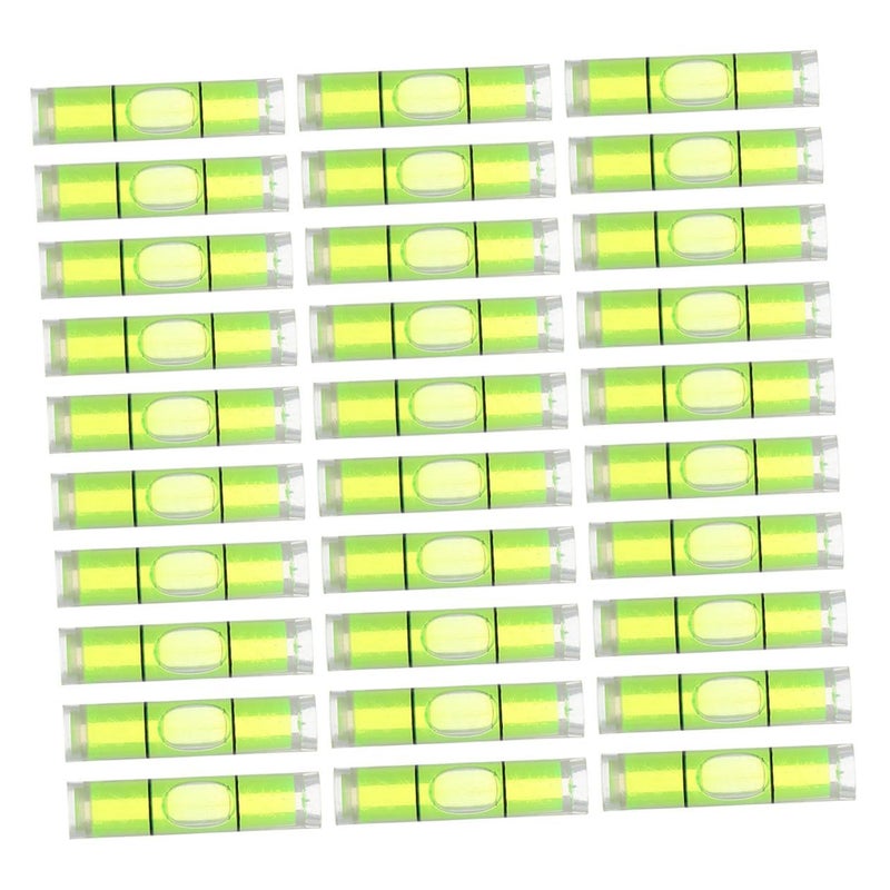 50pcs Mini Cylindrical Horizontal Spirit Level Bubble 8x23mm for Picture Hanging Layout Measuring Tool Set - Image 2