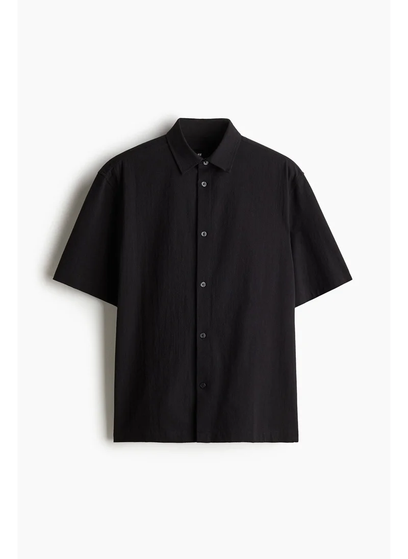 H&M Regular Fit Textured shirt