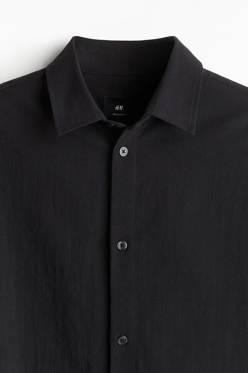H&M Regular Fit Textured shirt