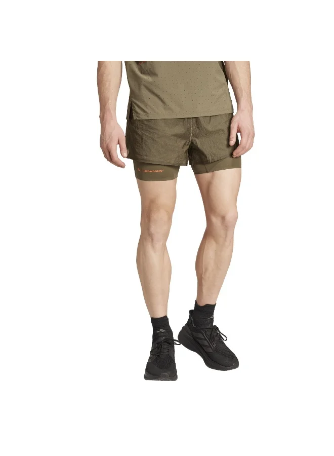 adidas Adidas Adi365 Hk2In1 M Green Shorts (1/2) Shorts For Men