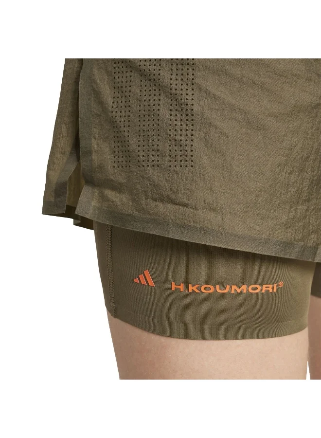 Adidas Adi365 Hk2In1 M Green Shorts (1/2) Shorts For Men