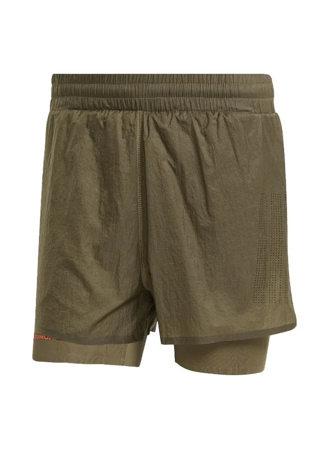 adidas Adidas Adi365 Hk2In1 M Green Shorts (1/2) Shorts For Men