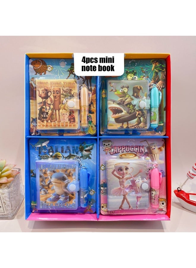 portable mini note book and pen for kids - Image 1