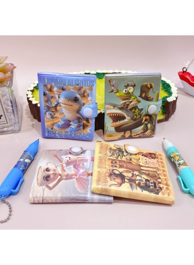 portable mini note book and pen for kids - Image 5
