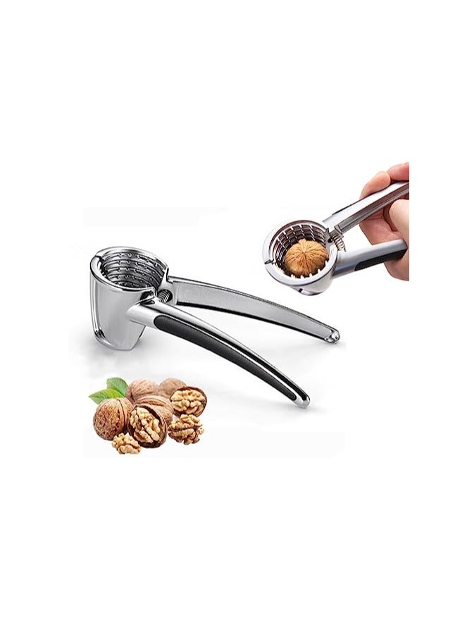 erorex Portable Nut Cracker: Easy-to-Use Metal Tool for Almonds, Walnuts, and Hazelnuts - Kitchen Gadget for Efficient Nut Shelling - Includes Nutcracker Kitchen Accessories - Image 1