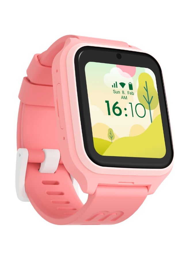 myFirst Fone M1 Kids Smartwatch | Requires NanoSIM Card, 4G Global Connectivity with local ISP, AMOLED Display, GPS Tracking, 2-Way Video and Voice Calls, for Kids 4-12 Years Old - Sakura Pink - Image 3