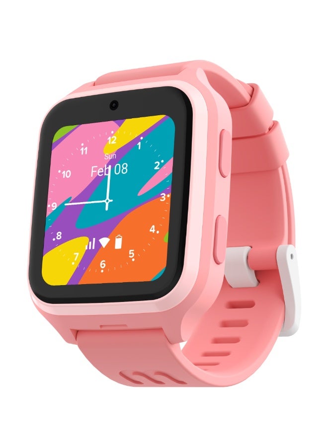 myFirst Fone M1 Kids Smartwatch | Requires NanoSIM Card, 4G Global Connectivity with local ISP, AMOLED Display, GPS Tracking, 2-Way Video and Voice Calls, for Kids 4-12 Years Old - Sakura Pink - Image 4