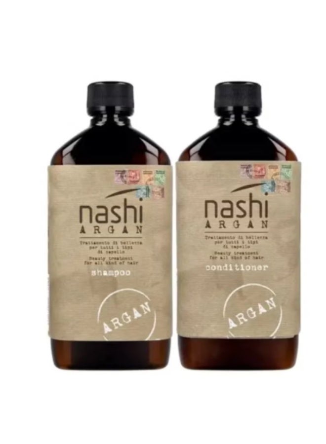 Nashi Argan 500ml Shampoo & Conditioner Bundle