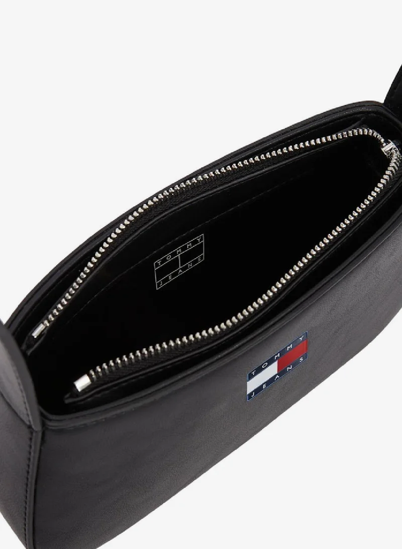 TOMMY JEANS Black Essential Shoulder Bag for Women | Best Price UAE