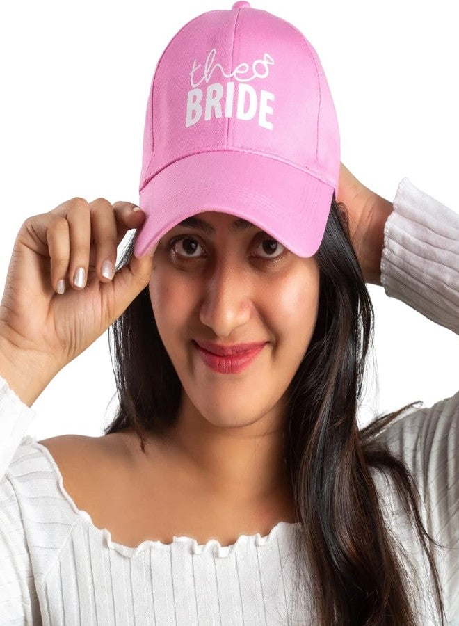 AICA Bride & Groom Cotton Cap for Men and Women � Black & Pink (Pack of 2)| Pre Wedding Photo Shoot Prop & Dress Outfit - Image 4