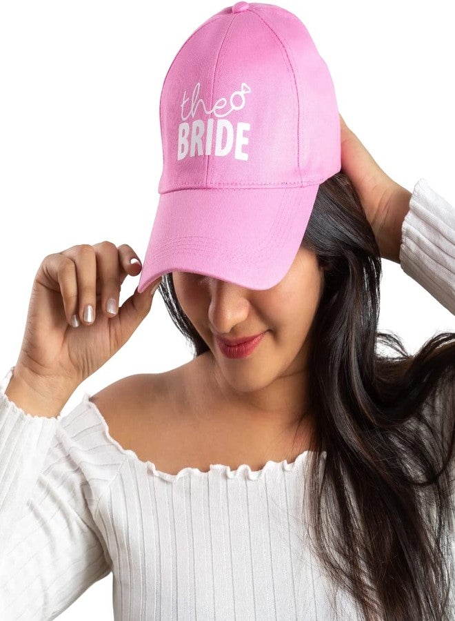 AICA Bride & Groom Cotton Cap for Men and Women � Black & Pink (Pack of 2)| Pre Wedding Photo Shoot Prop & Dress Outfit - Image 5