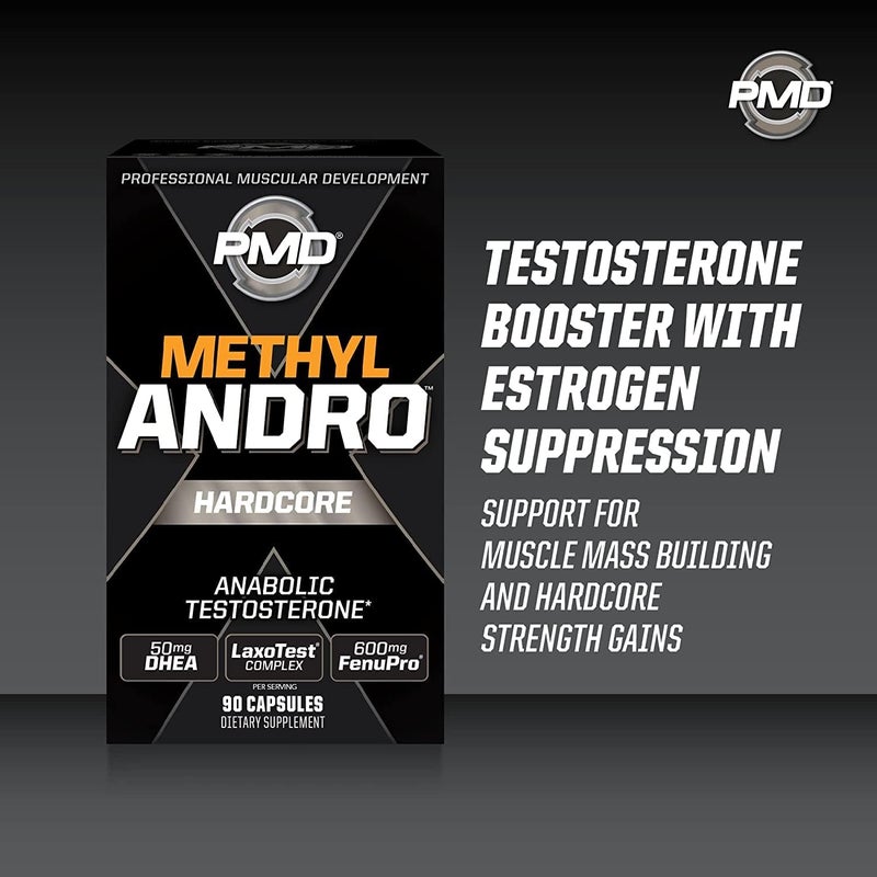 PMD PMD Methyl Andro Hardcore  Support Testosterone for Lean Muscle  Strength GainsWeightlifting and Workout Performance Dietary Supplement 90 Capsules - Image 5