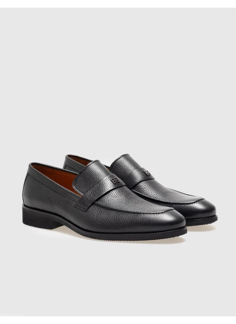 Cabani Leather Black Men's Classic Shoes