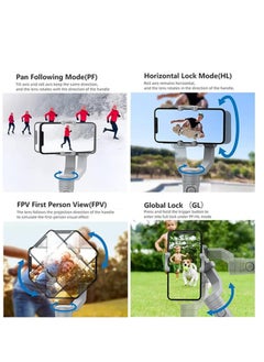 Gimbal Stabilizer for Smartphone, EqiEch 3 Axis Foldable Pocket Handheld Gimbals, Anti-Shake Face Tracking Bluetooth Control Selfie Stick Compatible with iPhone Android Tiktok YouTube Vlog Video - pzsku/Z4297218B3C8C351D5B6DZ/45/_/1703403175/6938f86e-b76f-4f29-a22b-e67a1ecc4063