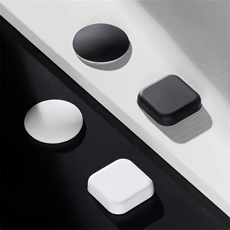 Grey 6pcs Self Adhesive Soft Bumper Door Stoppers Silent Shock Absorbing Protectors - Image 4