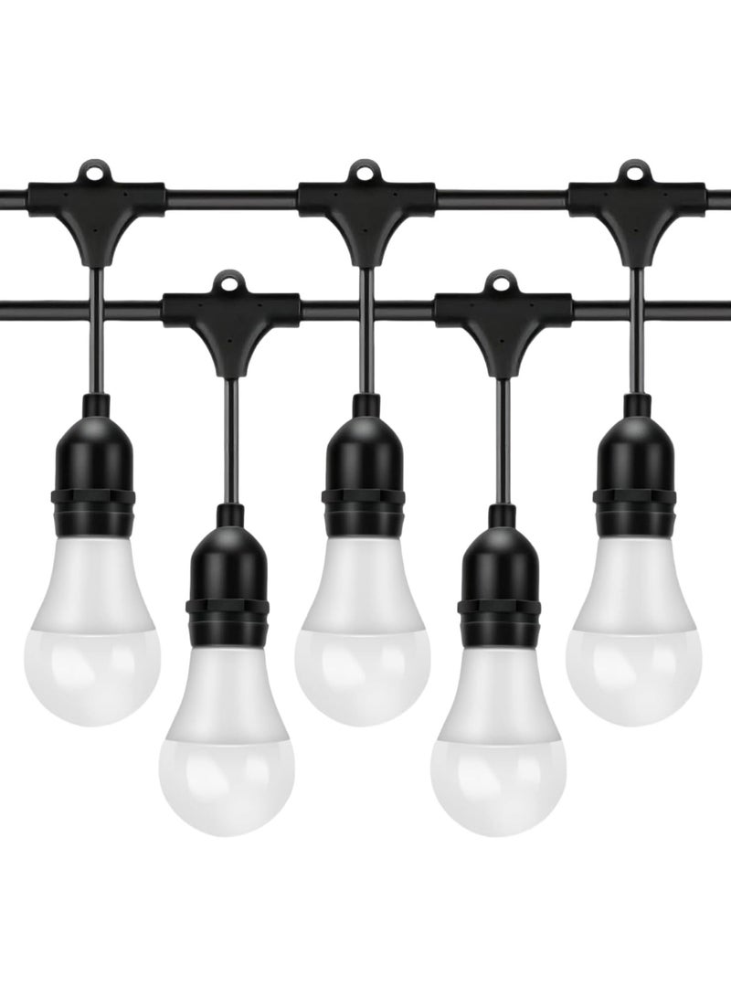 HUA QIANG WANG 33FT Outdoor String Lights, 10 Meter 20 Hanging Sockets Decorative Lights for Outdoor Garden - Image 1