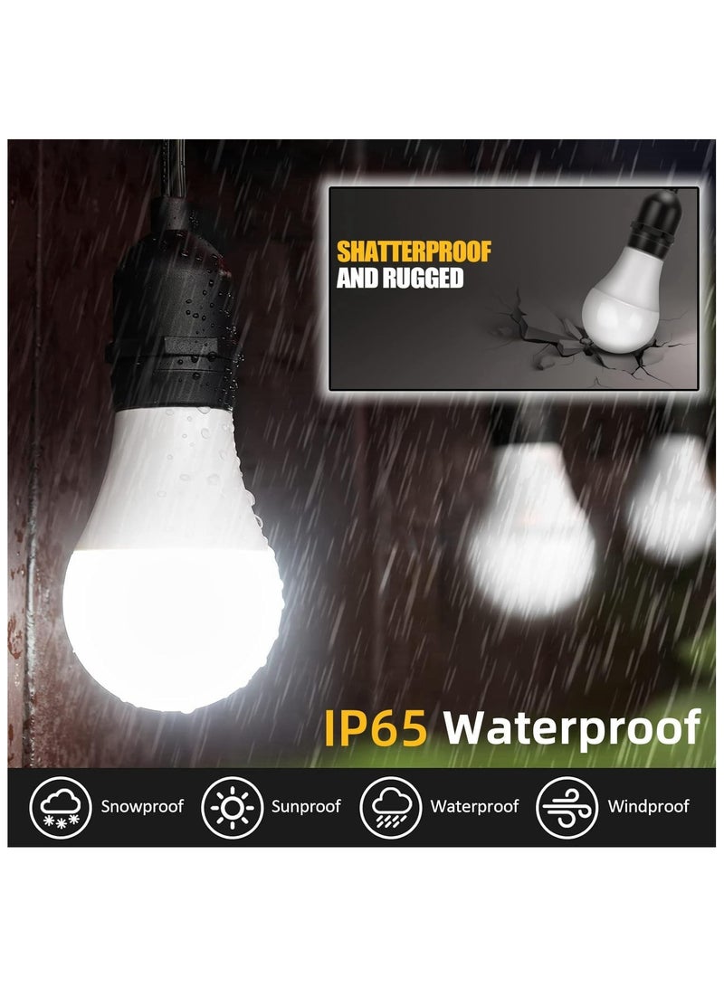 HUA QIANG WANG 33FT Outdoor String Lights, 10 Meter 20 Hanging Sockets Decorative Lights for Outdoor Garden - Image 3