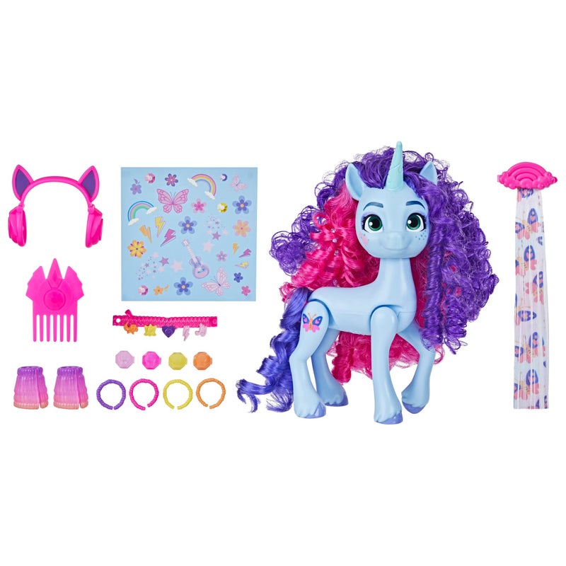 My Little Pony Toys Misty Brightdawn Style of The Day, 5-Inch Hair Styling Dolls, Toys for 5 Year Old Girls and Boys - Image 1