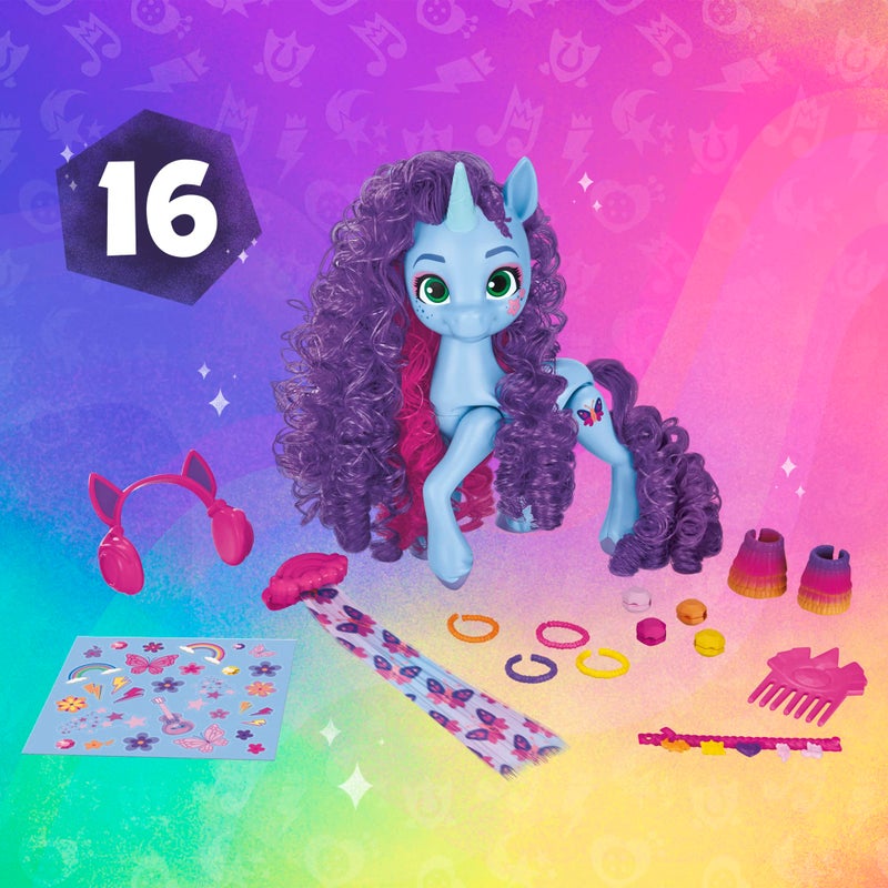 My Little Pony Toys Misty Brightdawn Style of The Day, 5-Inch Hair Styling Dolls, Toys for 5 Year Old Girls and Boys - Image 3