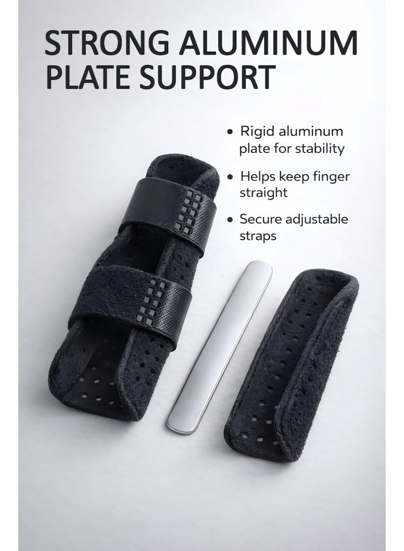 IKBEN Finger Splint 2-Pack | Adjustable & Breathable | Strong Aluminum Support | Trigger Finger & Pain Relief by IKBEN - Image 2