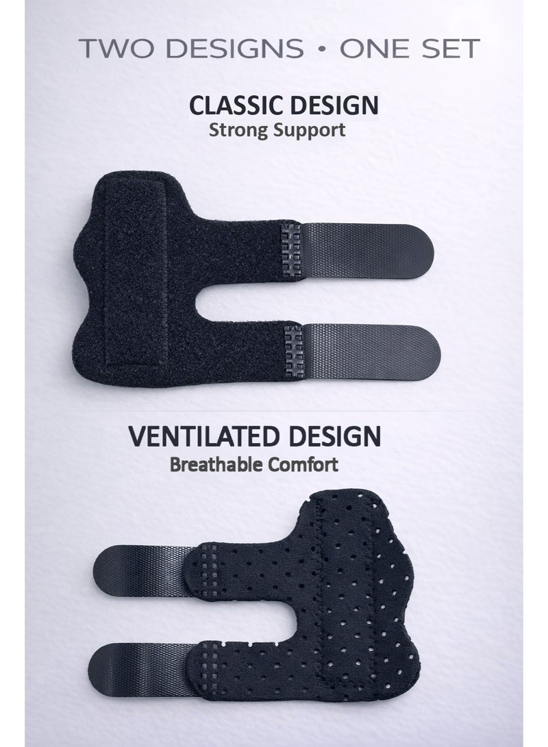 IKBEN Finger Splint 2-Pack | Adjustable & Breathable | Strong Aluminum Support | Trigger Finger & Pain Relief by IKBEN - Image 3