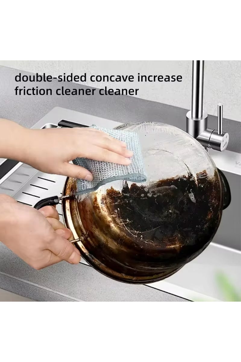 إيروريكس 30 قطعة من خرق المطبخ المصنوعة من أسلاك الفولاذ المعدنية بالجملة، مناسبة لغسل الأواني والمقالي والأطباق، ذات وجهين - Image 4