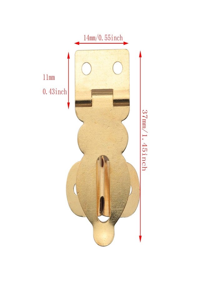 DGBRSM 5PCS Mini Decorative Hasps Buckles Brass Solid Padlock Hasp for Gift Boxes Wooden Box Jewelry Box Wine Gift Case Chest Suitcase - Image 2