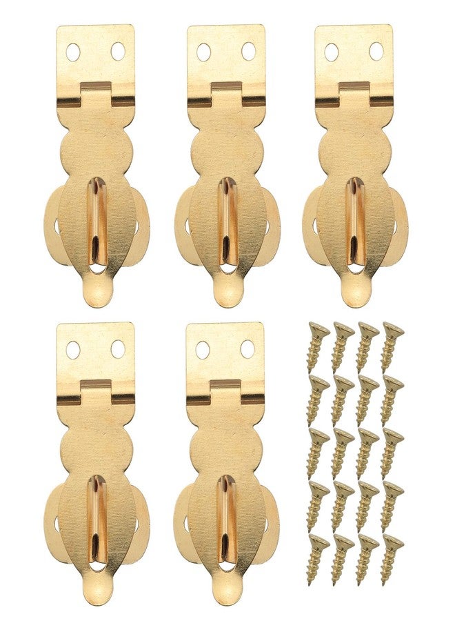 DGBRSM 5PCS Mini Decorative Hasps Buckles Brass Solid Padlock Hasp for Gift Boxes Wooden Box Jewelry Box Wine Gift Case Chest Suitcase - Image 1