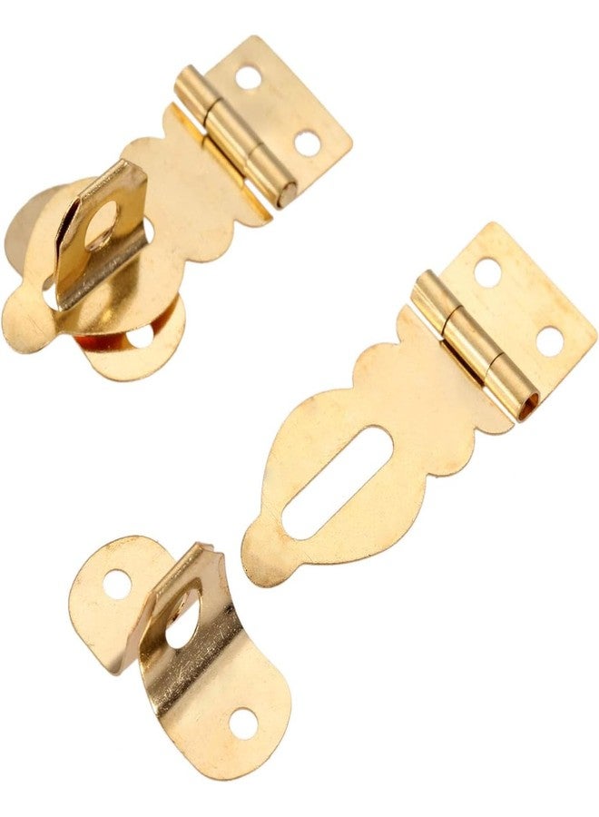 DGBRSM 5PCS Mini Decorative Hasps Buckles Brass Solid Padlock Hasp for Gift Boxes Wooden Box Jewelry Box Wine Gift Case Chest Suitcase - Image 3