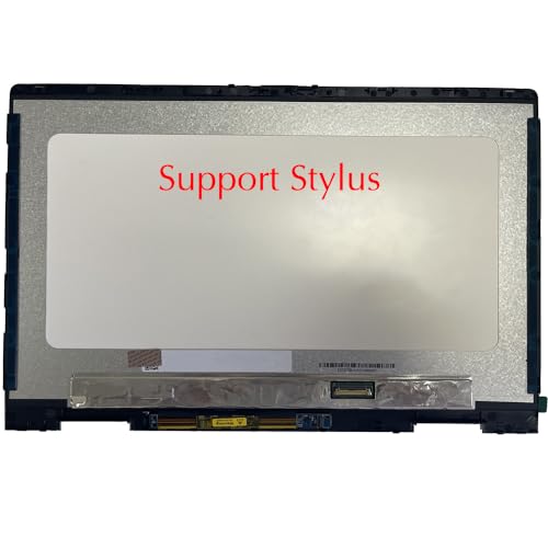 NBPCLCD Screen Replacement for HP Envy x360 14-ES 14T-ES 14T-ES000 14-ES0013DX 14-ES0033DX 14-ES0010CA N41025-001 14" FHD LCD Display Touch Screen Assembly W/Bezel (Support Stylus) - Image 2