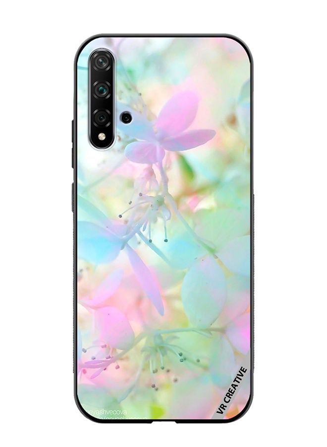 VR CREATIVE Protective Case Cover For Huawei Nova 5T Flower Design Multicolour - Image 1