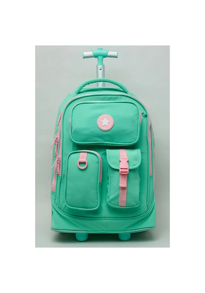 أر أند بي Contrast Trim Trolley Backpack