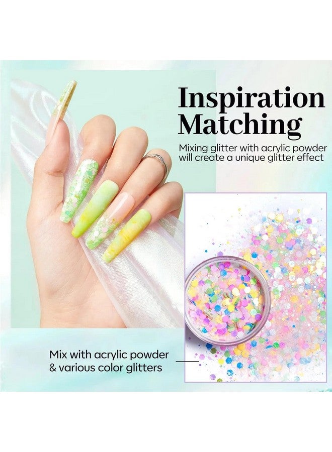 Modelones Coloring Life Nail Art Glitter Powder from BELLE GAGA Professional Nails Nail Art Glitter Shiny Hexagon Glitter Collection (B202040002A, 10g - 0.35 Oz) - Image 4