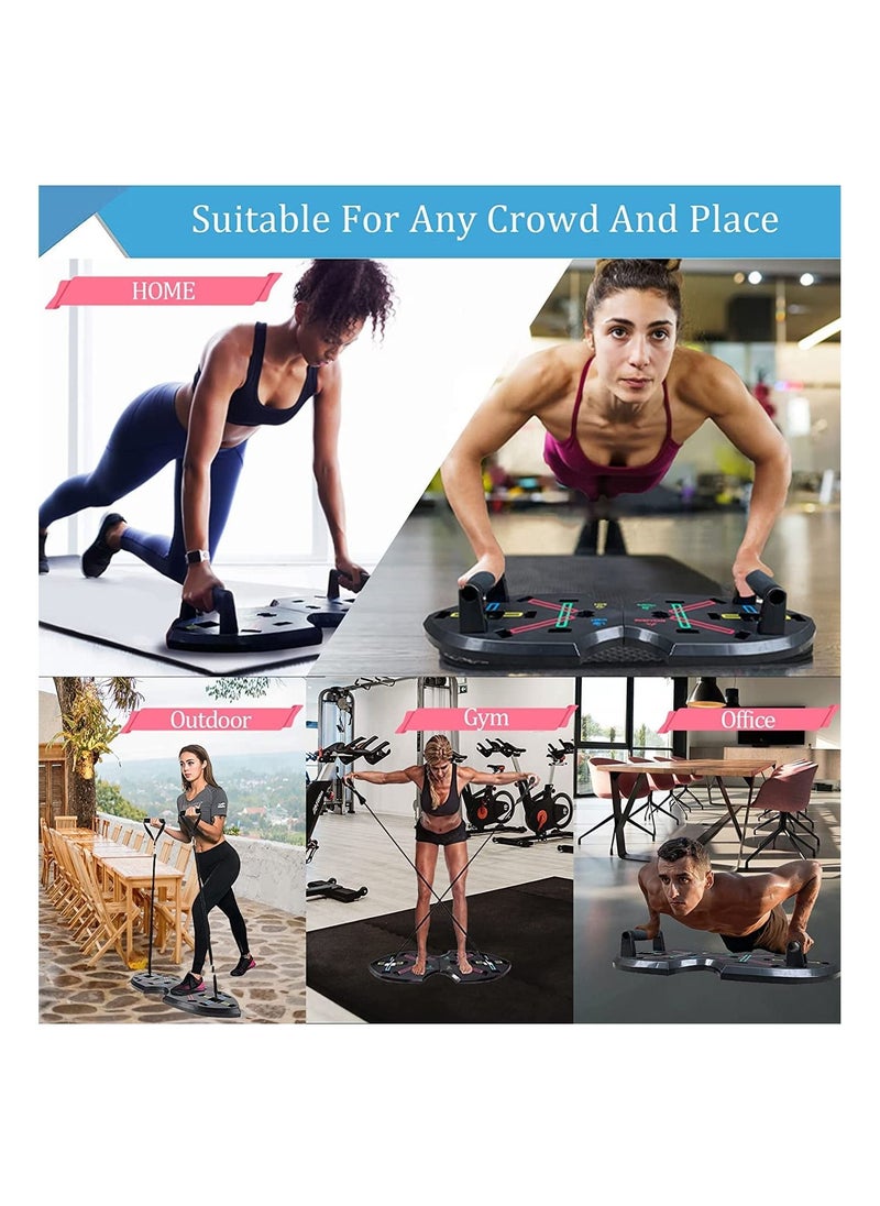 Arabest - Push Up Board - Multi-function Push Up Stand, Foldable Portable Home Gym for Men and Women, Strength Training Equipment, Push up handles for Perfect Pushups - Image 1