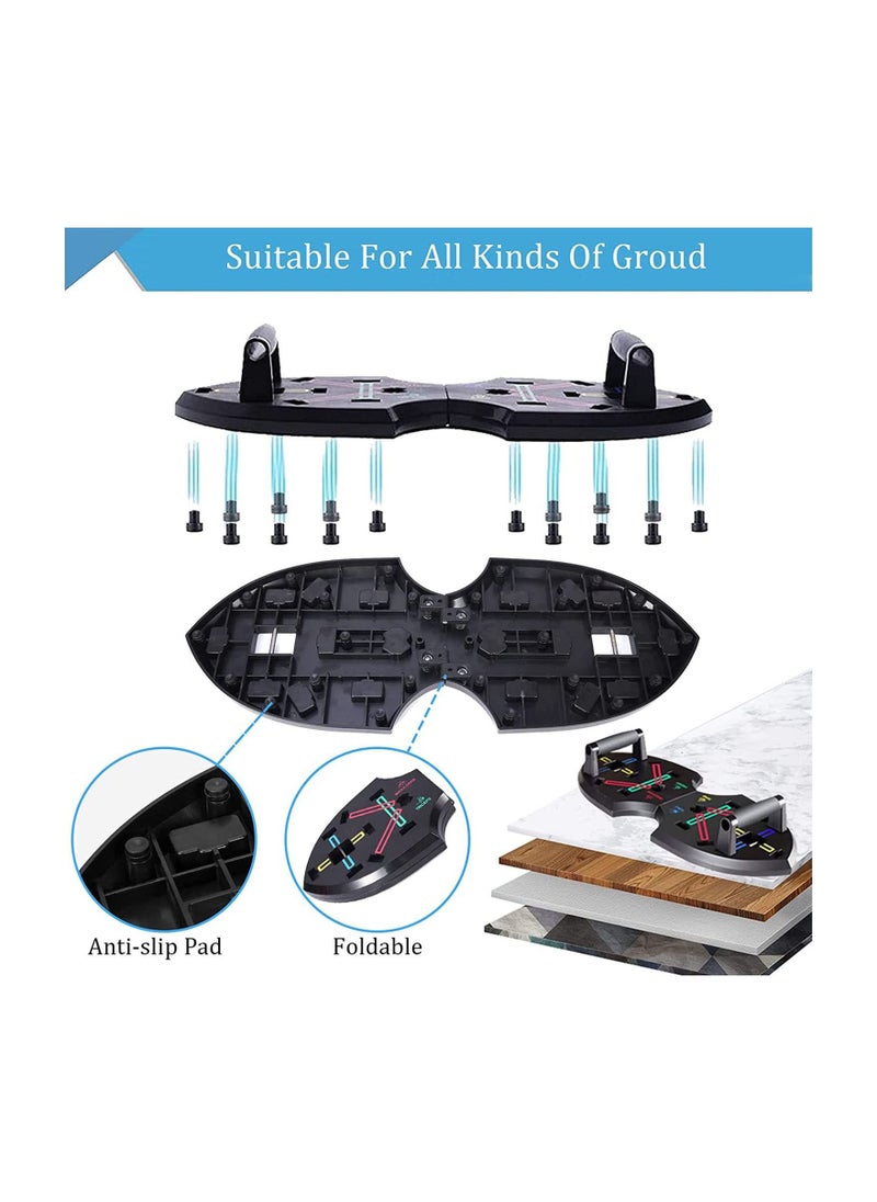 Arabest - Push Up Board - Multi-function Push Up Stand, Foldable Portable Home Gym for Men and Women, Strength Training Equipment, Push up handles for Perfect Pushups - Image 1