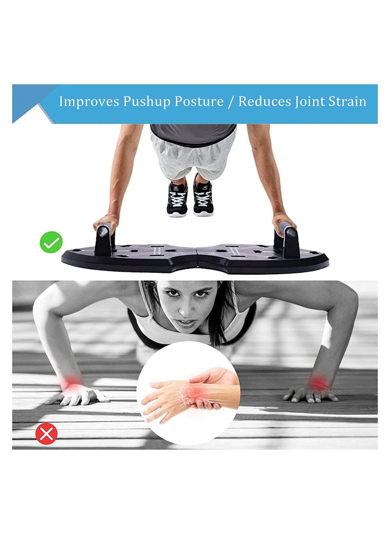 Arabest - Push Up Board - Multi-function Push Up Stand, Foldable Portable Home Gym for Men and Women, Strength Training Equipment, Push up handles for Perfect Pushups - Image 1