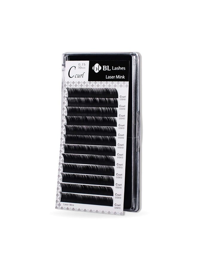 Bl Lashes Eyelash Extensions Laser Mink Classic Synthetic Lashes 0.15 Thickness D Curl Mix (7~14Mm) Natural Semi Permanent Eyelashes Longerlasting Eyelash Extension Supplies D Curl Mix (7~14Mm)